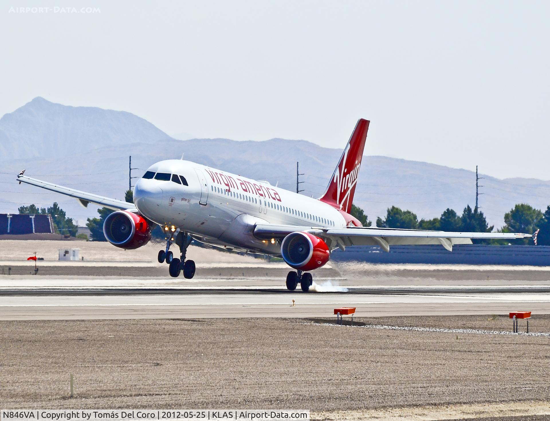 N846VA, 2011 Airbus A320-214 C/N 4894, N846VA Virgin America Airbus A320-214 C/N 4894 