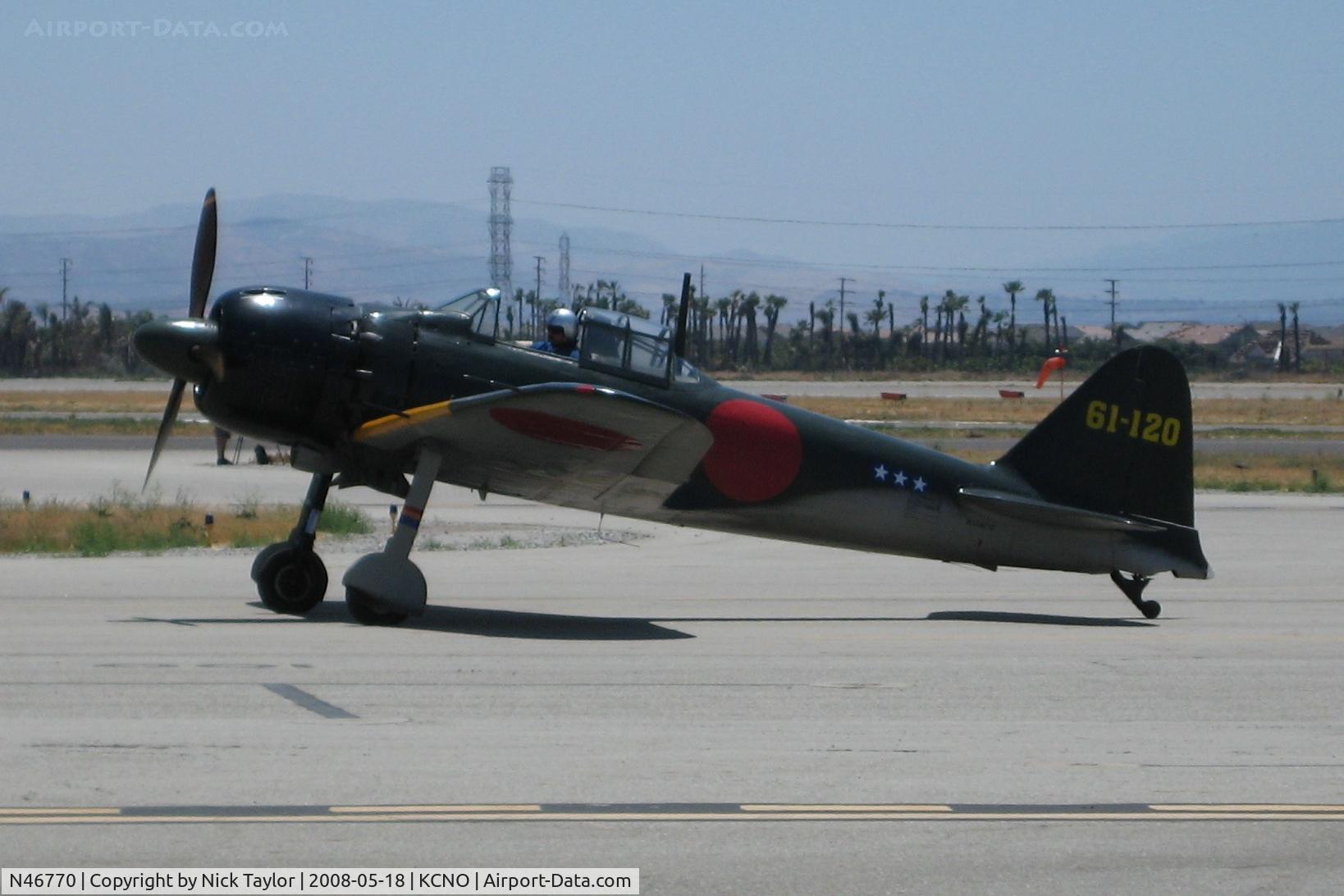 N46770, 1944 Mitsubishi A6M5 Reisen (Zero) C/N 5357, Chino Air Show 08