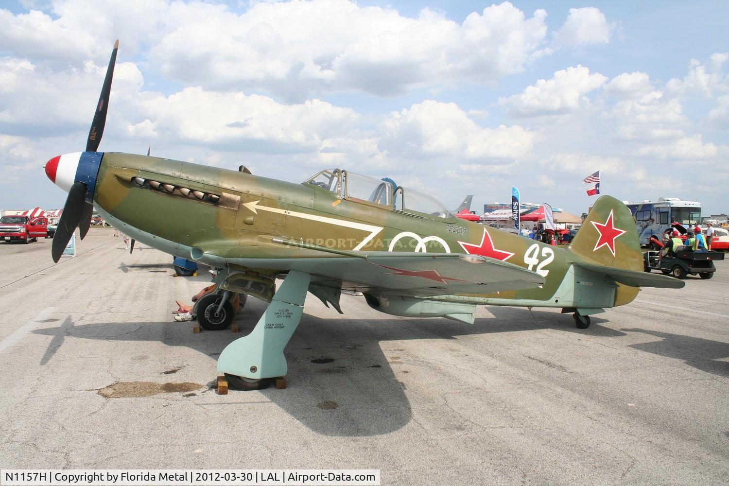 N1157H, 1994 Yakovlev Yak-9U-M C/N 0470402, Yak-9U
