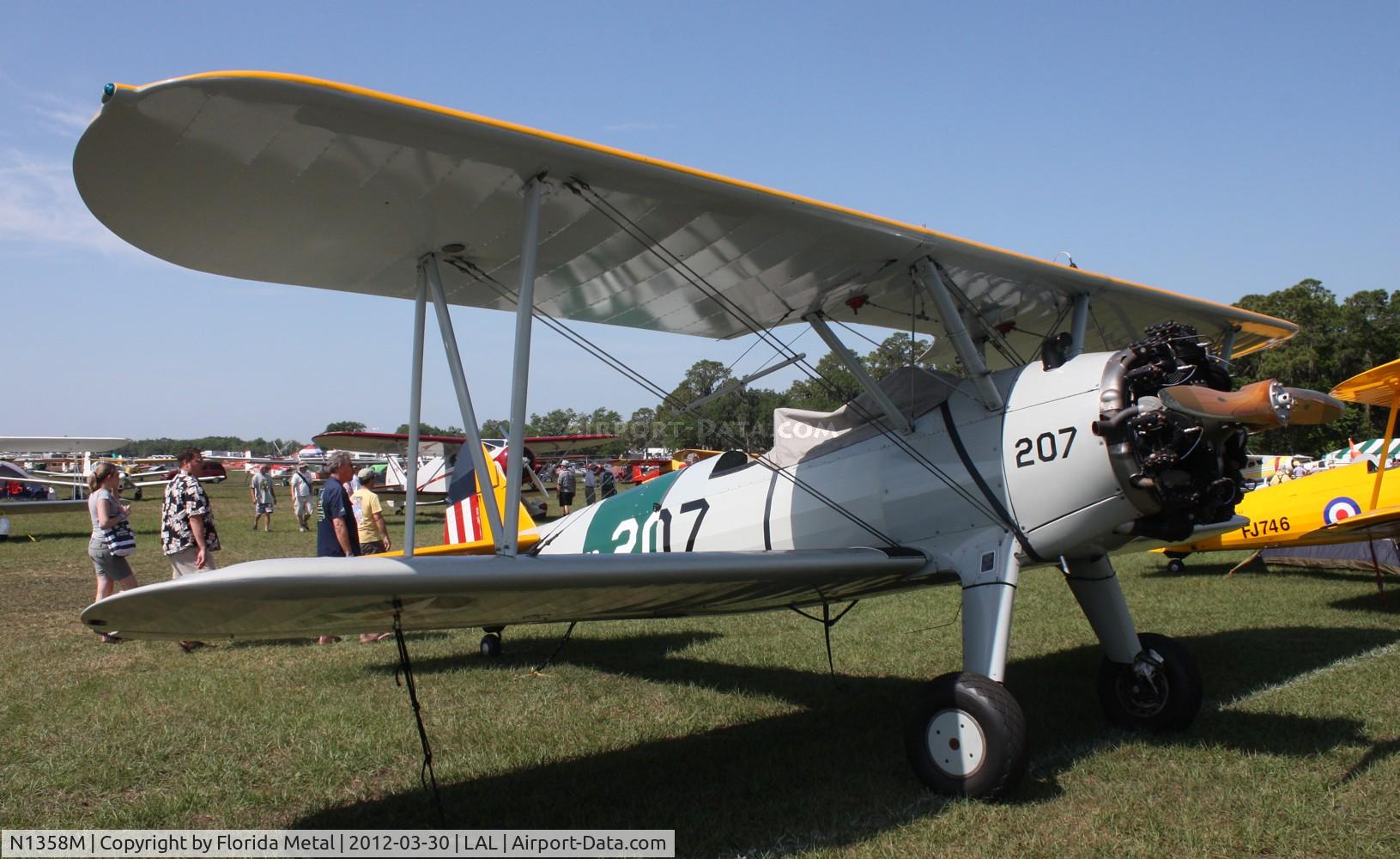 N1358M, 1941 Boeing B75N1 C/N 75-1229, Stearman