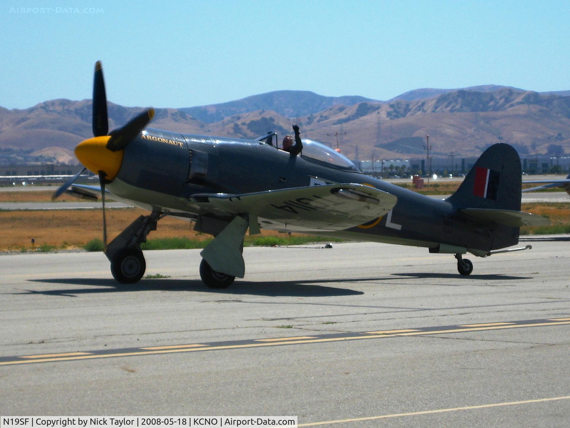 N19SF, 1947 Hawker Sea Fury FB.11 C/N 41H/656803, Chino Air Show 08