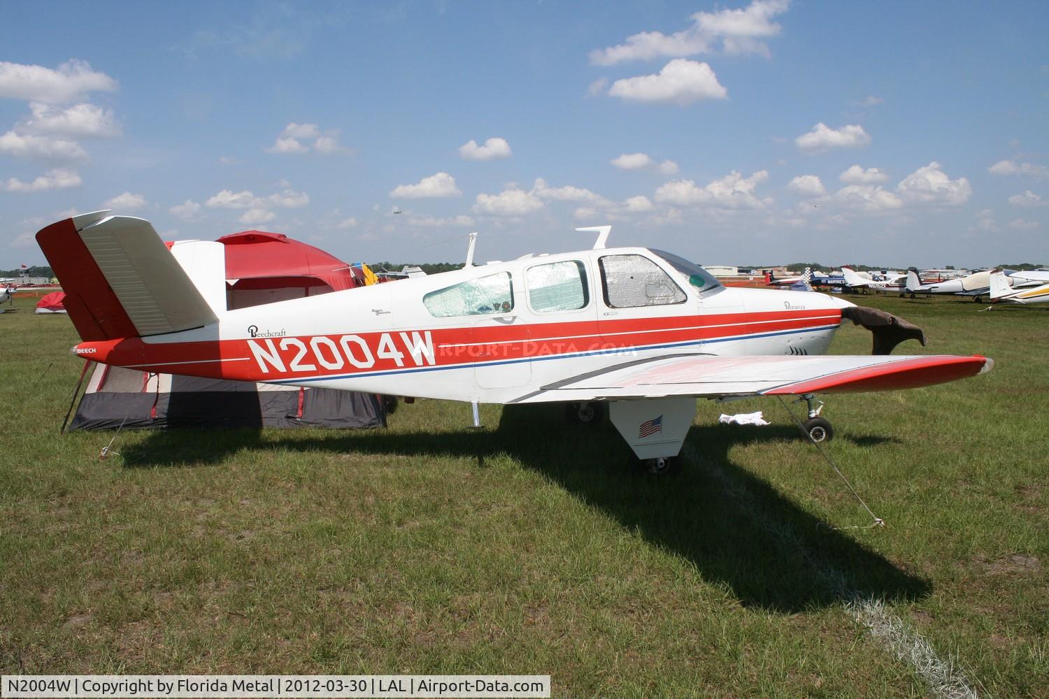 N2004W, 1965 Beech S35 Bonanza C/N D-7966, Beech S35