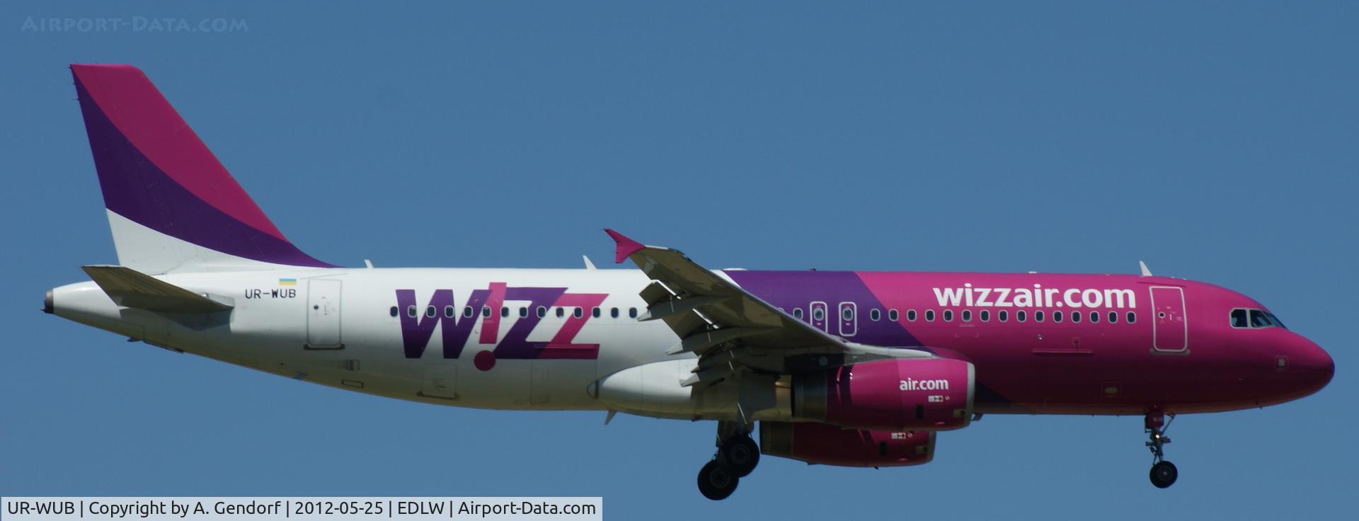 UR-WUB, 2008 Airbus A320-232 C/N 3741, Wizz Air Ukraine, arriving from Kiev-Zhulyany on a very sunny day at Dortmund Wickede (EDLW)