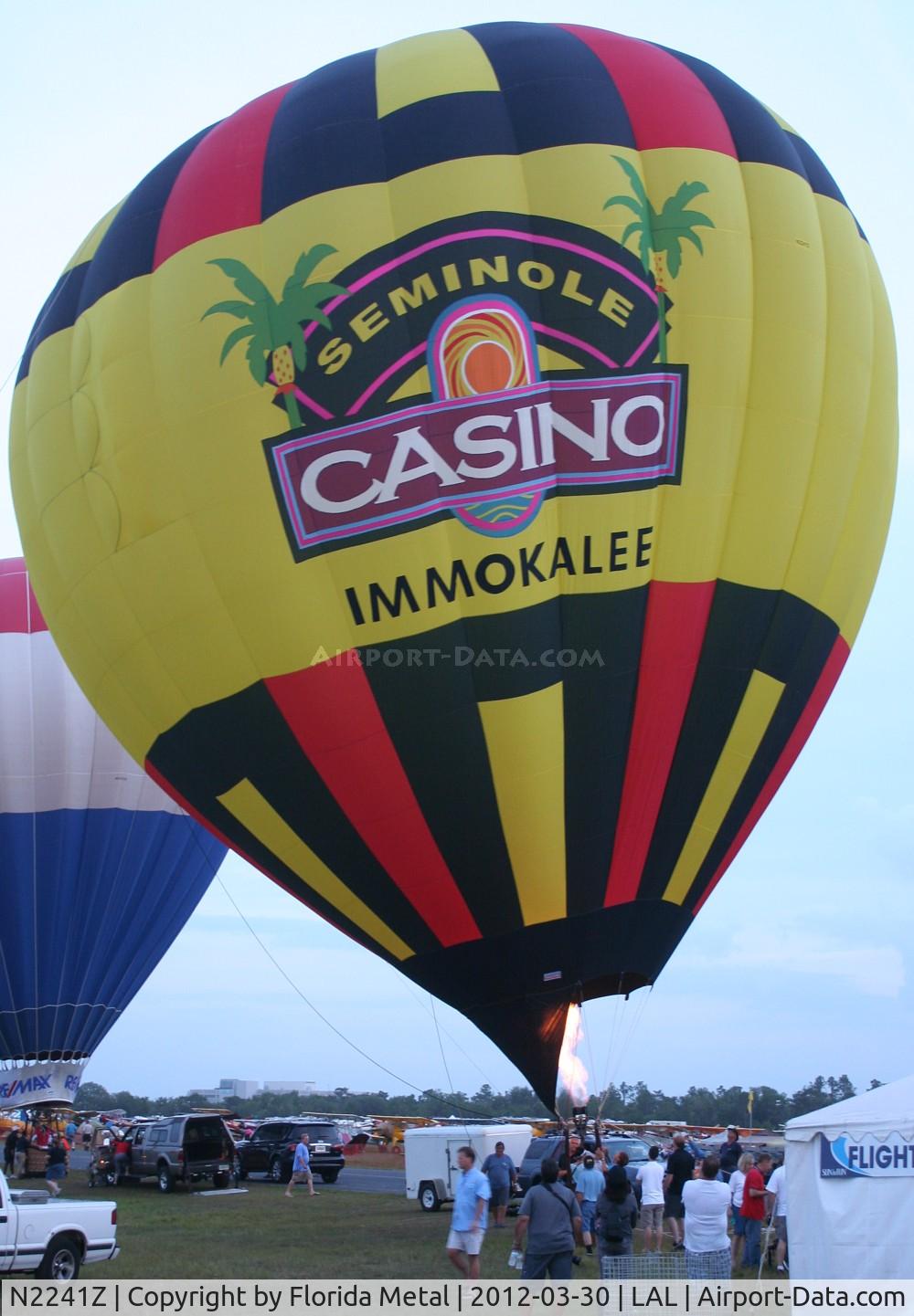 N2241Z, Cameron Balloons Z-90 C/N 6568, Seminole Casino balloon
