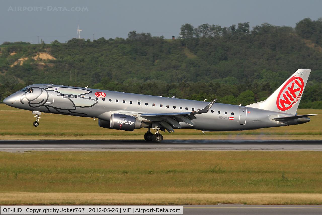 OE-IHD, 2010 Embraer E190 (ERJ-190-100) C/N 19000354, NIKI