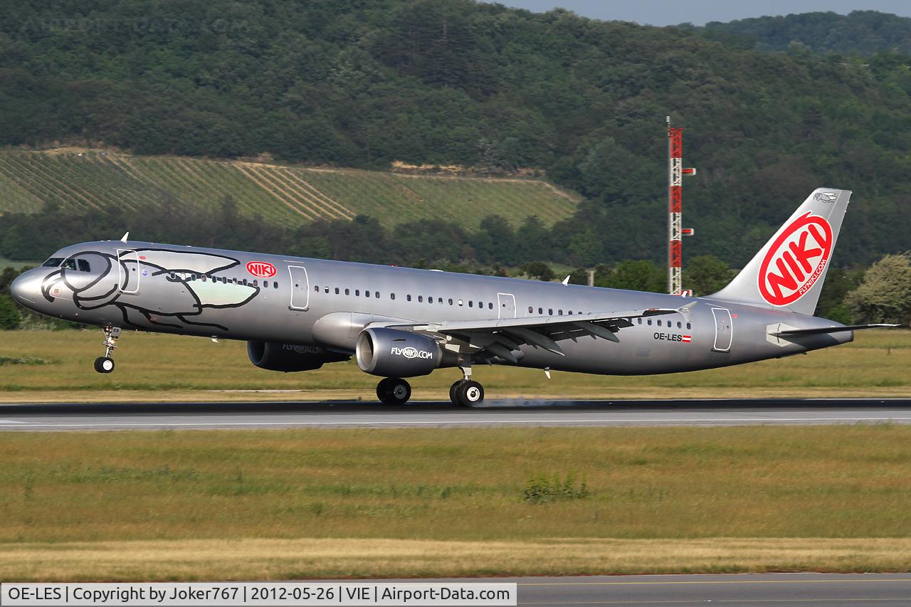 OE-LES, 2008 Airbus A321-211 C/N 3504, NIKI