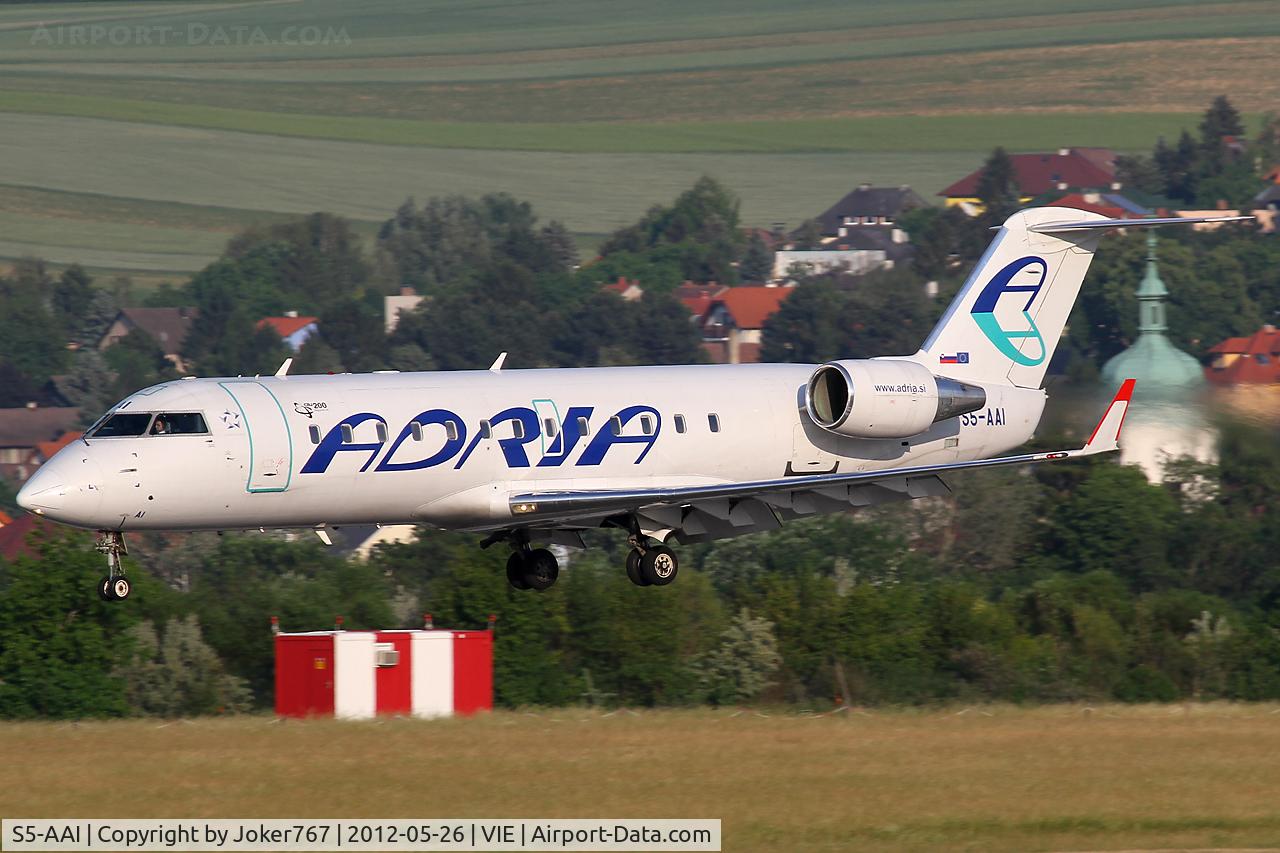 S5-AAI, 1998 Canadair CRJ-200LR (CL-600-2B19) C/N 7248, Adria Airways