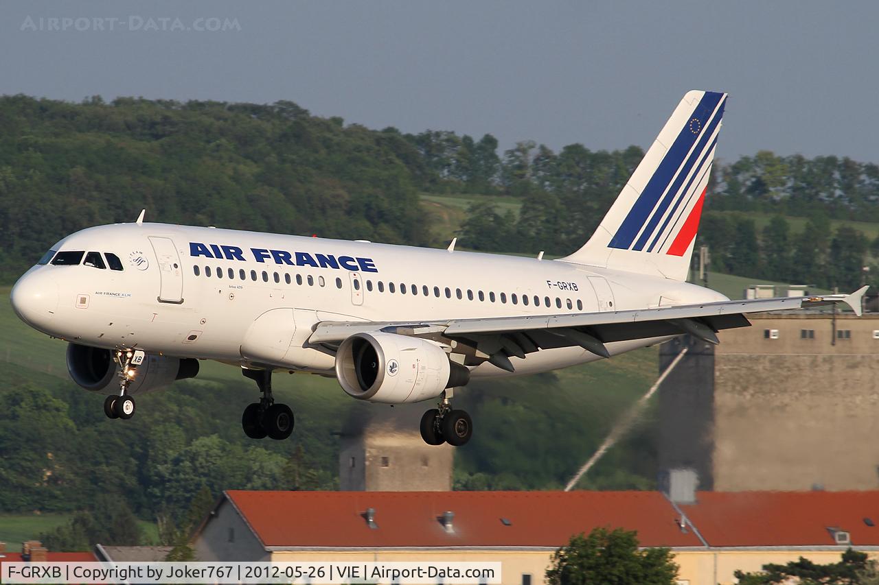 F-GRXB, 2001 Airbus A319-111 C/N 1645, Air France