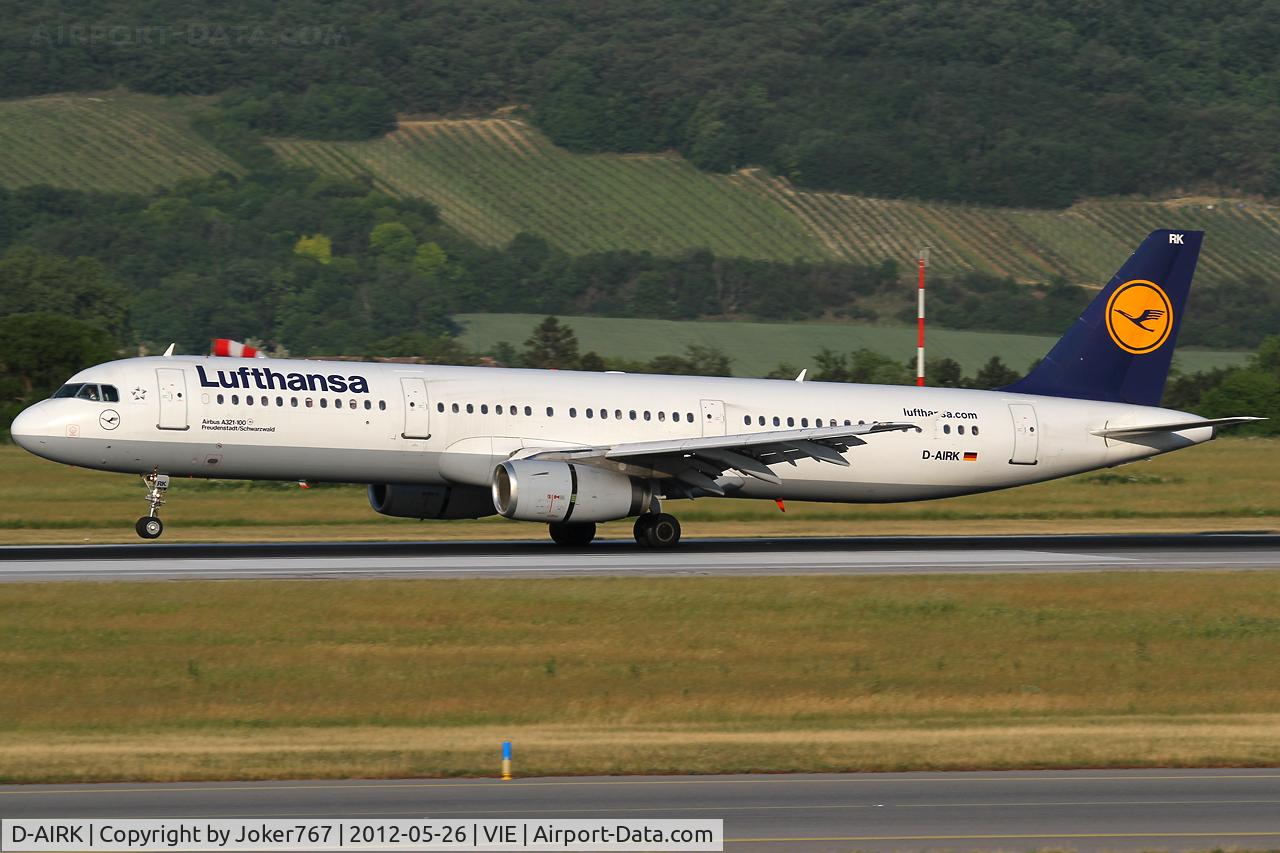 D-AIRK, 1994 Airbus A321-131 C/N 0502, Lufthansa