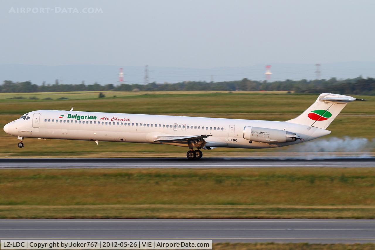 LZ-LDC, 1986 McDonnell Douglas MD-82 (DC-9-82) C/N 49217, Bulgarian Air Charter