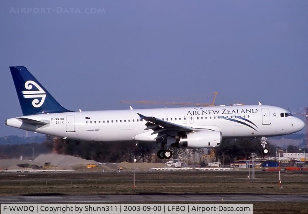 F-WWDQ, 2003 Airbus A320-232 C/N 2112, C/n 2112 - To be ZK-OJC