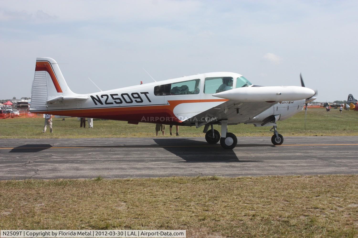 N2509T, 1968 Navion Rangemaster H C/N NAV-4-2509, Navion H