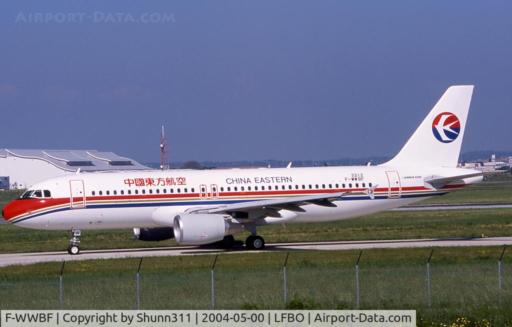 F-WWBF, 2004 Airbus A320-214 C/N 2212, C/n 2212 - To be B-6015