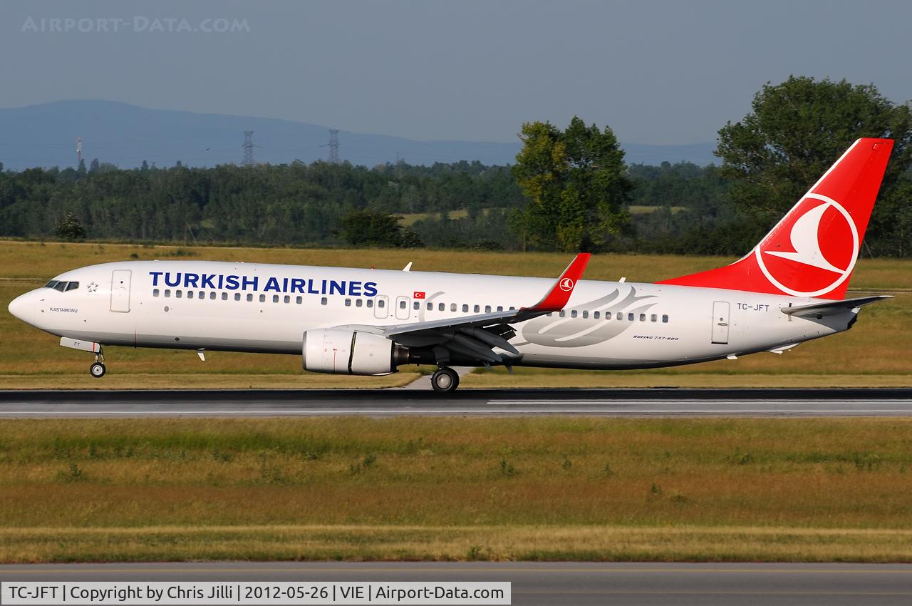 TC-JFT, 1999 Boeing 737-8F2 C/N 29780, Turkish Airlines