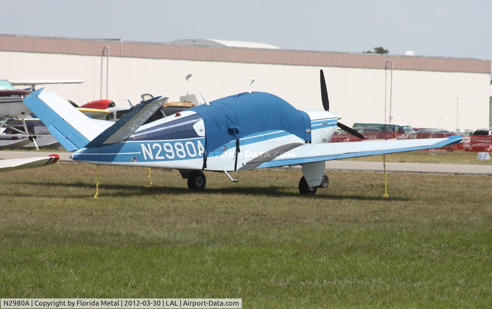N2980A, 1978 Beech V35B Bonanza C/N D-10154, Beech V35B