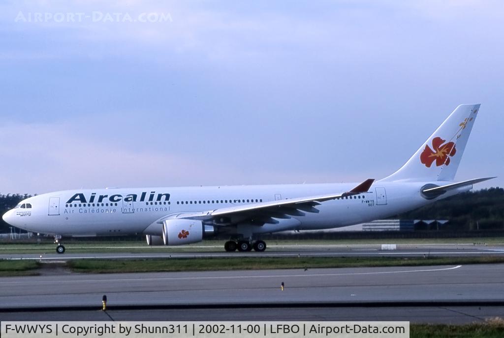 F-WWYS, 2002 Airbus A330-202 C/N 507, C/n 0507 - To be F-OHSD