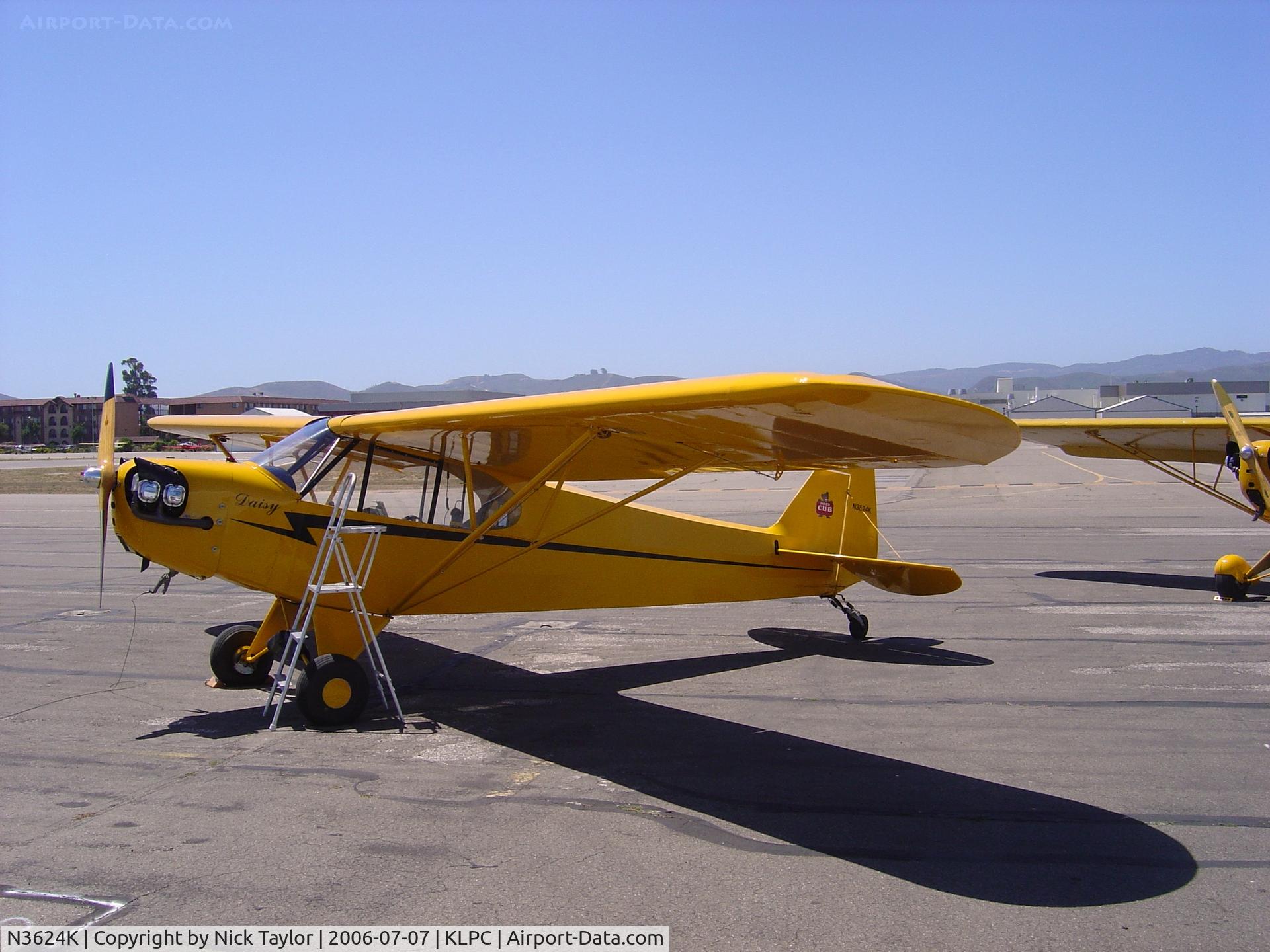 N3624K, 1946 Piper J3C-65 Cub C/N 22317, Lompoc Piper Cub Fly-in 2006