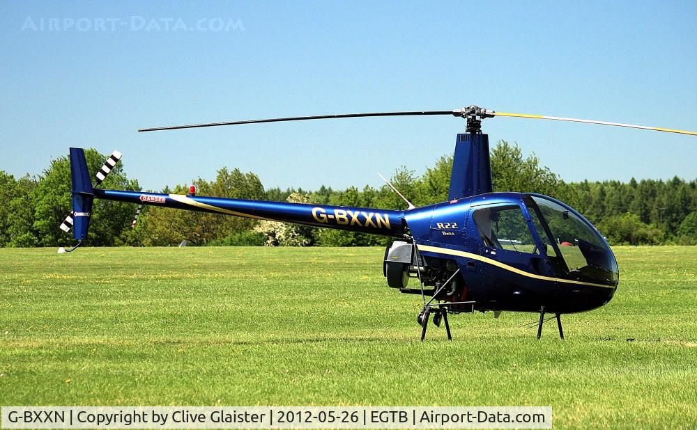 G-BXXN, 1987 Robinson R22 Beta II C/N 0720, Ex: N720HH > G-BXXN - Originally owned to, Sloane Helicopters Ltd in June 1998, currently owned to and Trading as, Helicopter Services since January 2003.