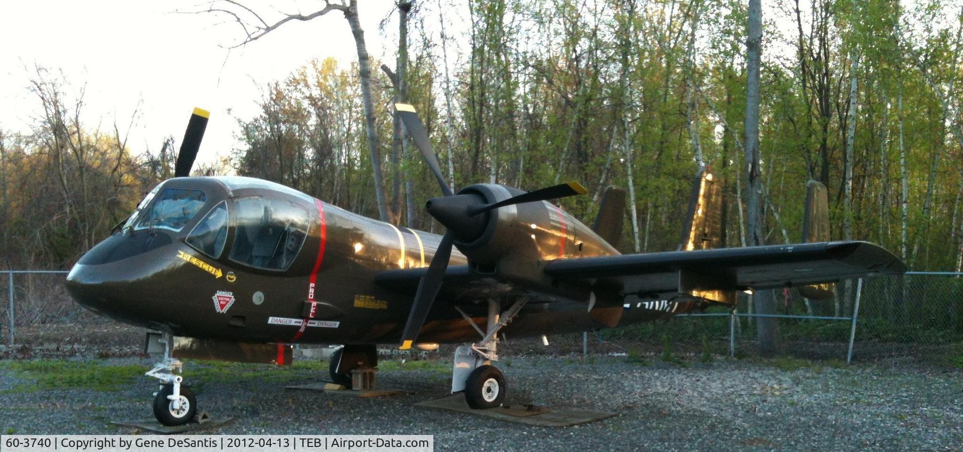 60-3740, 1960 Grumman OV-1A Mohawk C/N 39A, Sunset at Aviation Hall of Fame NJ