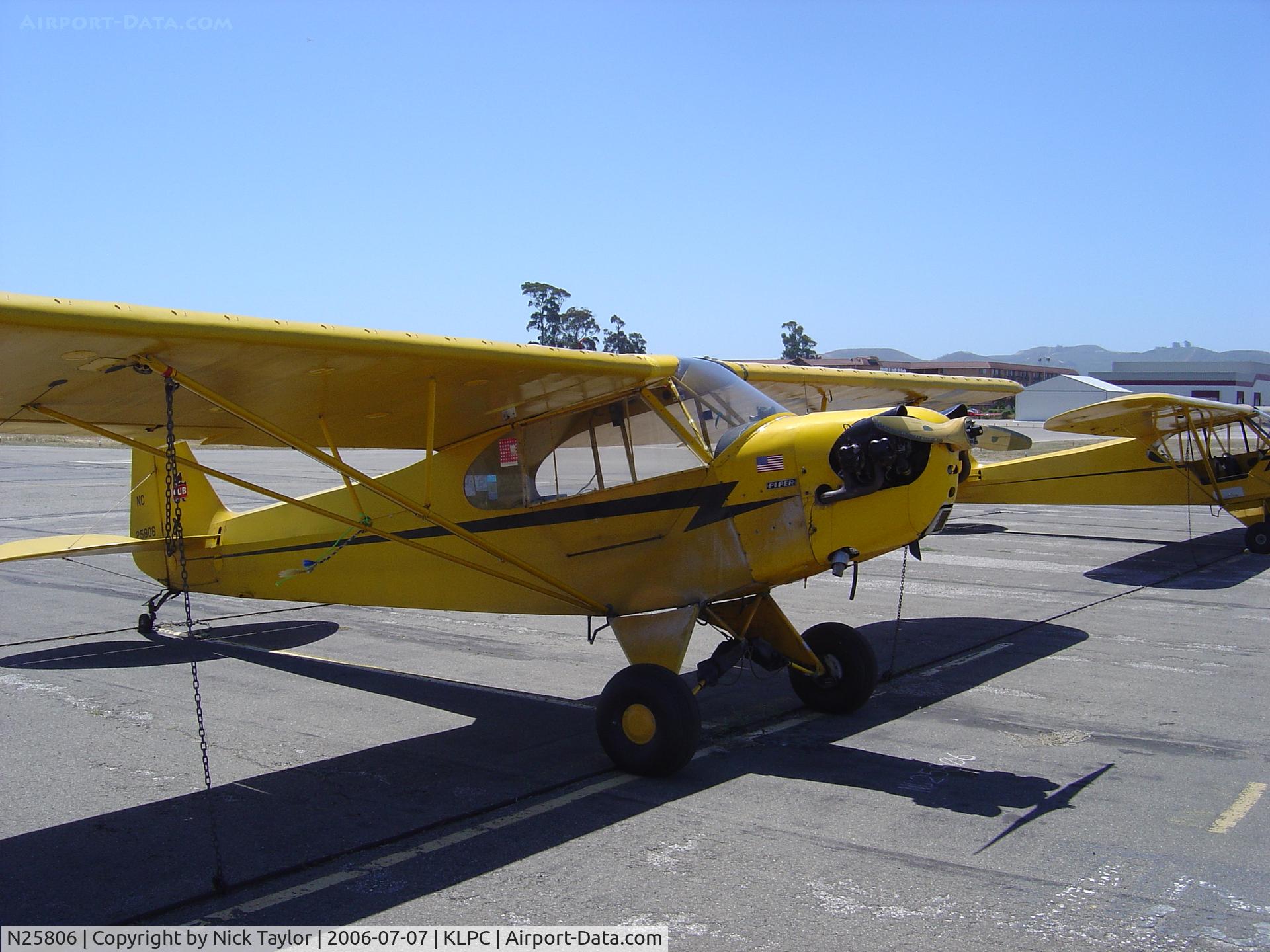 N25806, 1939 Piper J3C-65 Cub C/N 3758, Lompoc Piper Cub Fly-in 2006