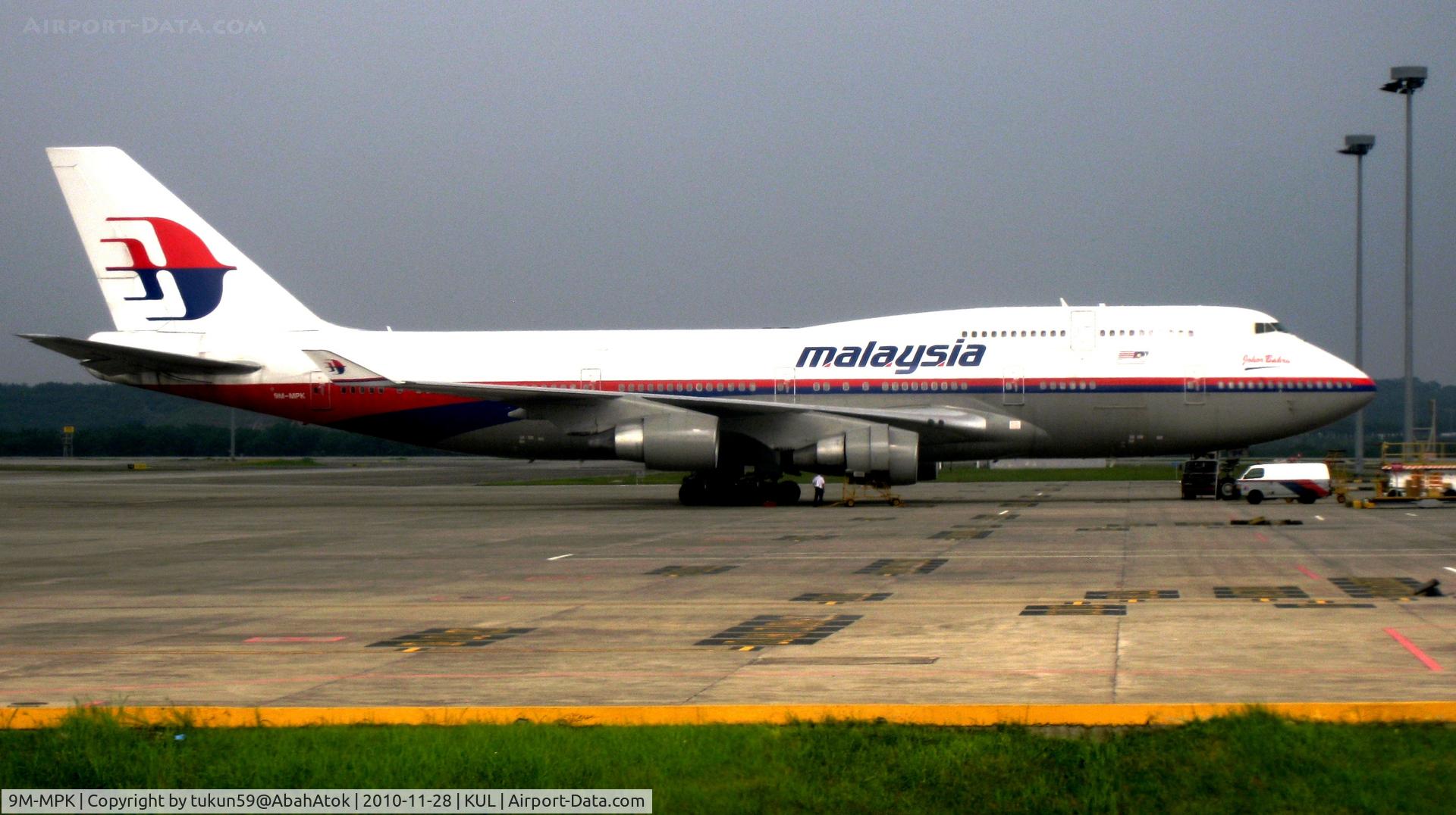 9M-MPK, 1998 Boeing 747-4H6 C/N 28427, Malaysia Airlines