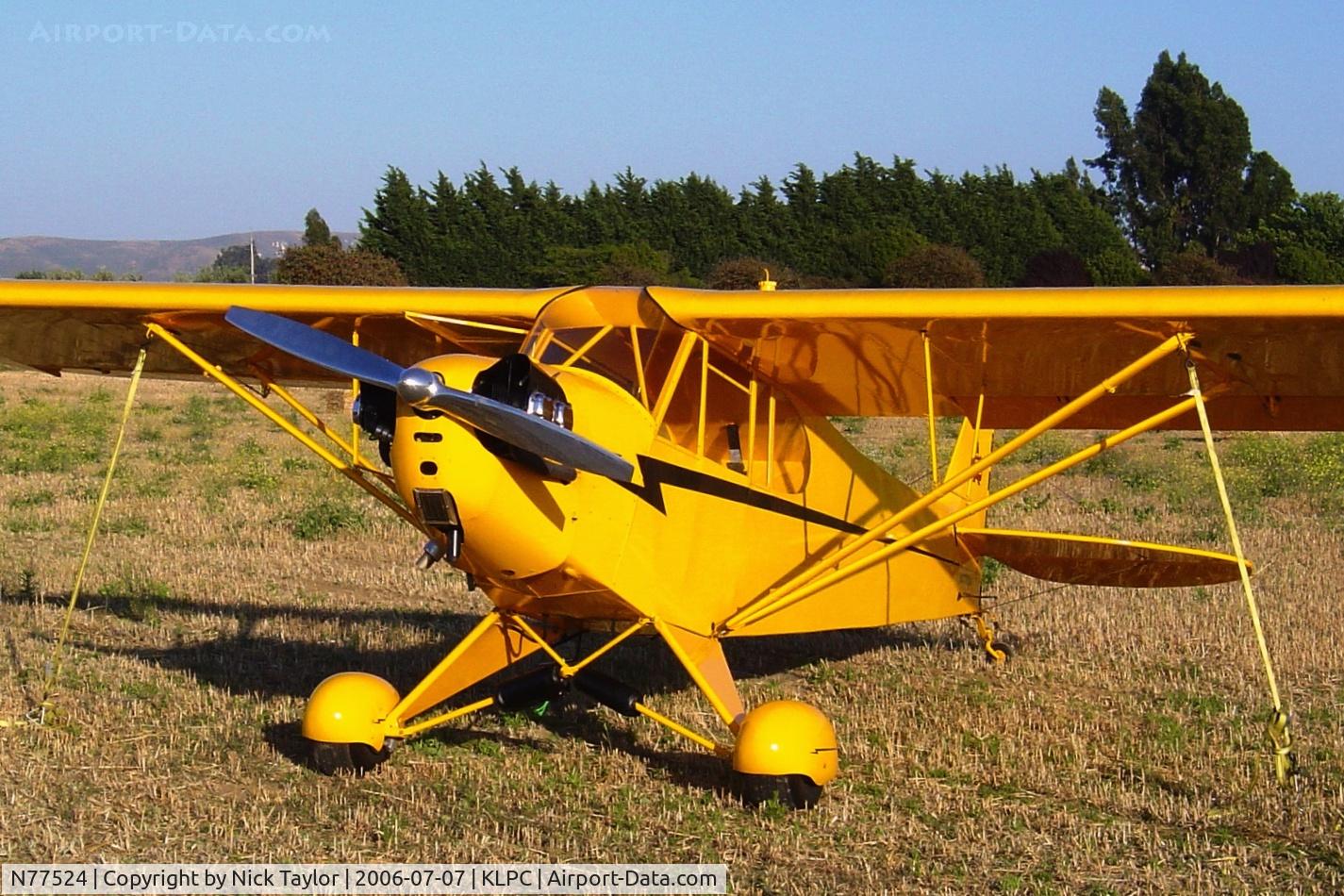 N77524, 1946 Piper J3C-65 Cub Cub C/N 22015, Lompoc Piper Cub Fly-in 2006