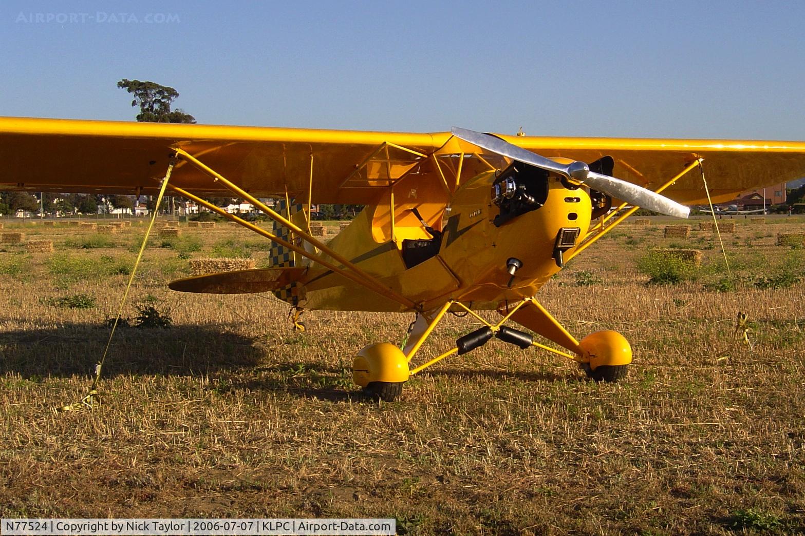 N77524, 1946 Piper J3C-65 Cub Cub C/N 22015, Lompoc Piper Cub Fly-in 2006