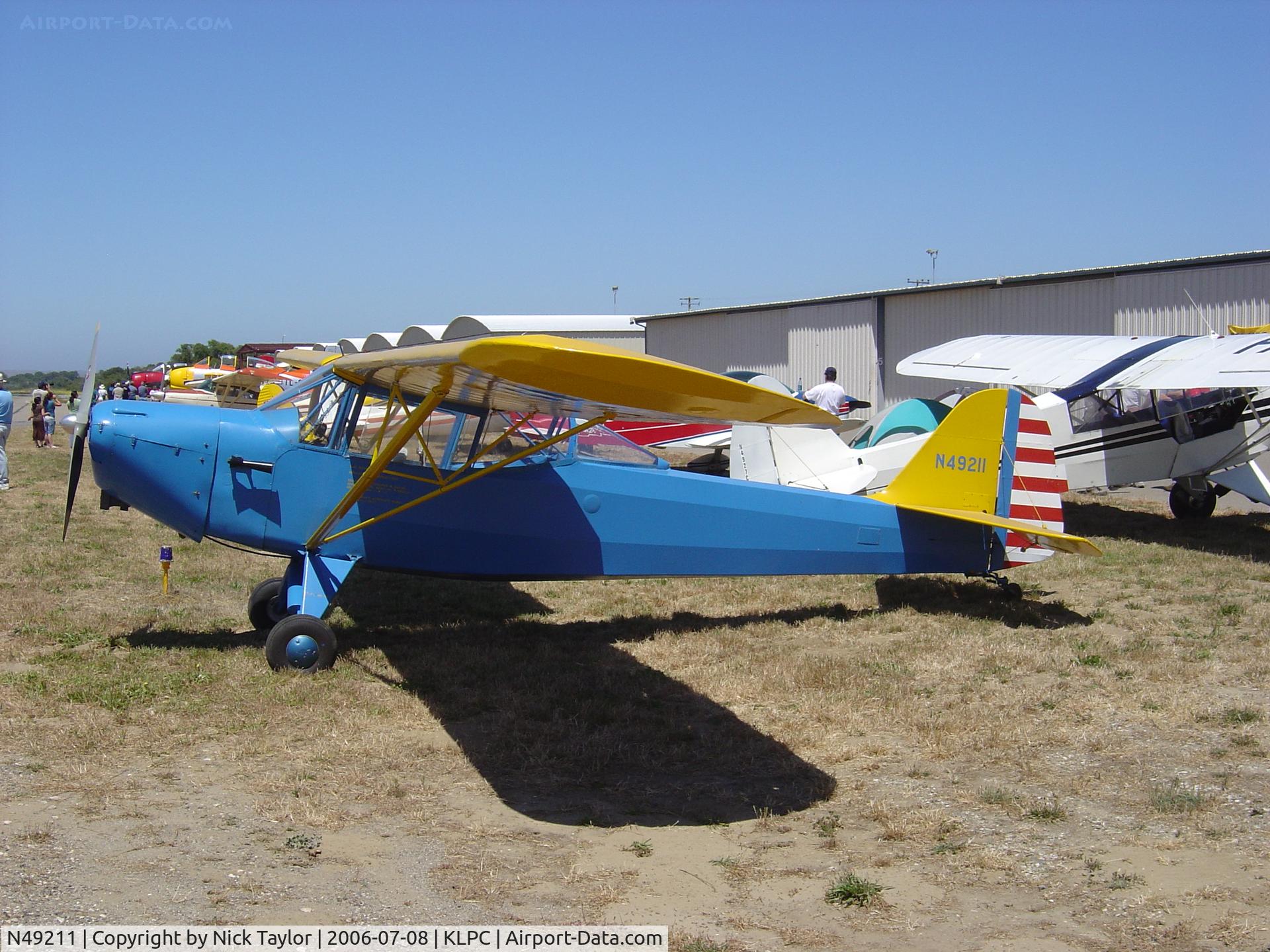 N49211, 1944 Taylorcraft DCO-65 C/N 5969, Lompoc Piper Cub Fly-in 2006