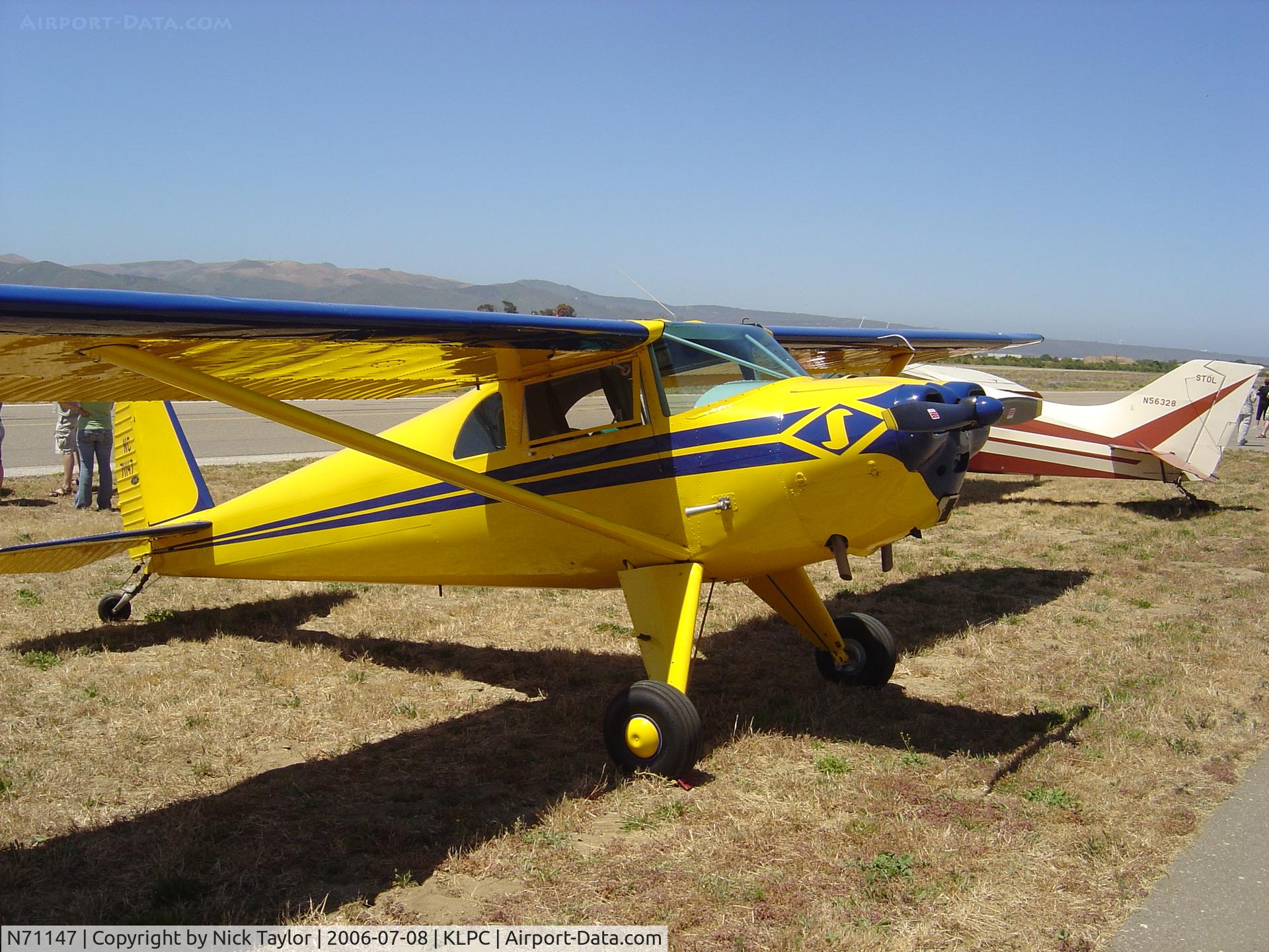 N71147, 1946 Luscombe 8A C/N 2574, Lompoc Piper Cub Fly-in 2006
