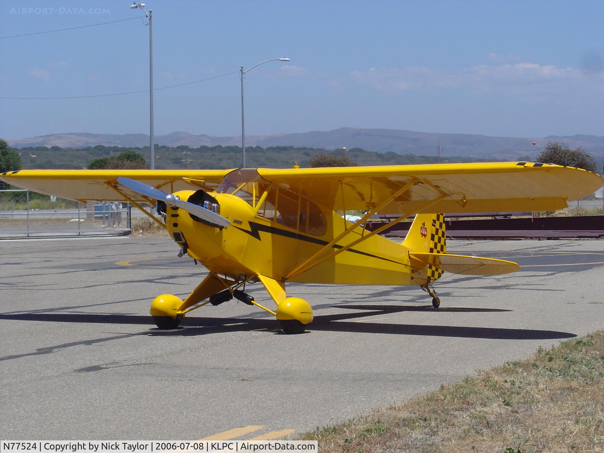 N77524, 1946 Piper J3C-65 Cub Cub C/N 22015, Lompoc Piper Cub Fly-in 2006