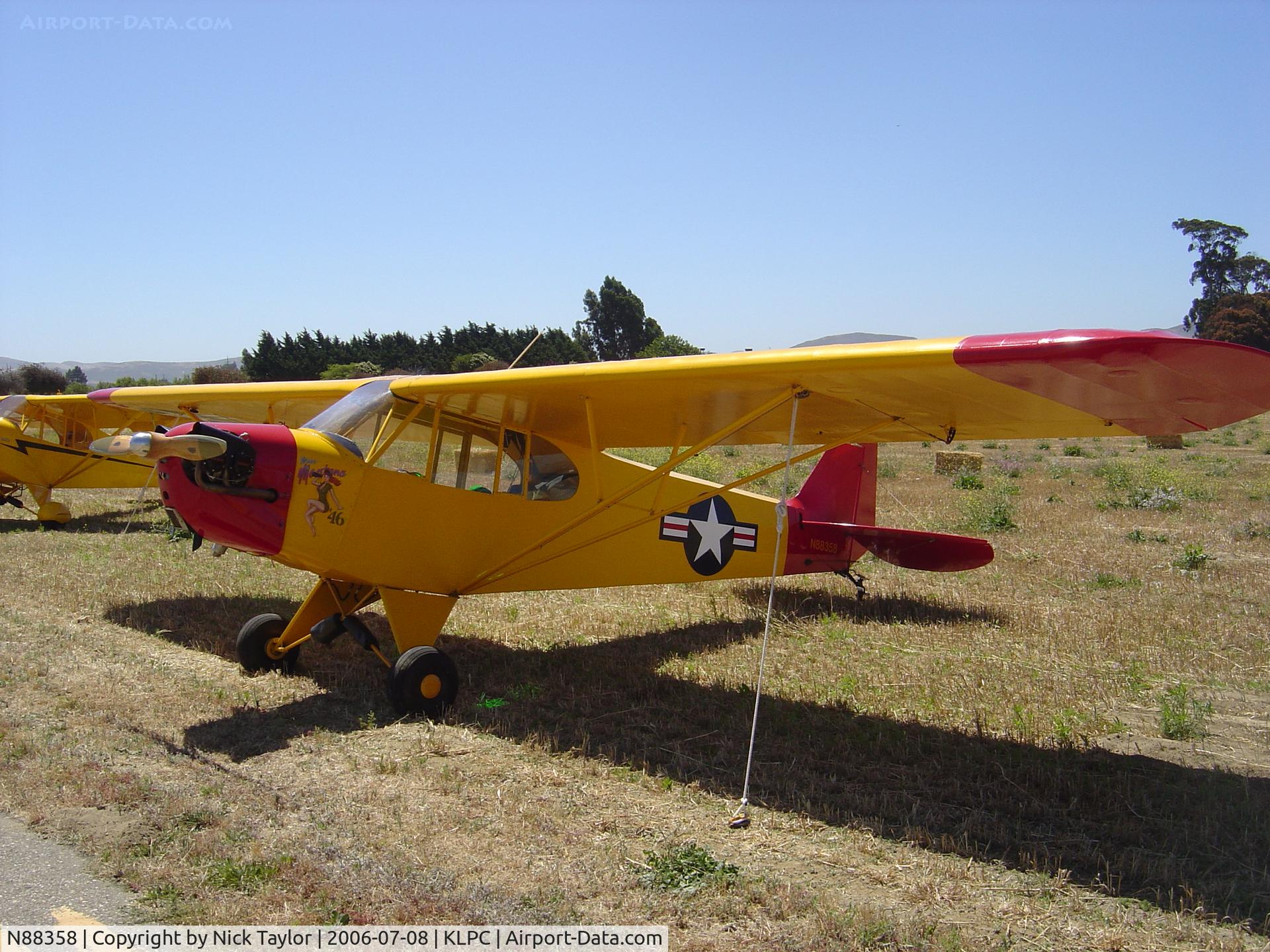 N88358, 1946 Piper J3C-65 Cub C/N 15976, Lompoc Piper Cub Fly-in 2006