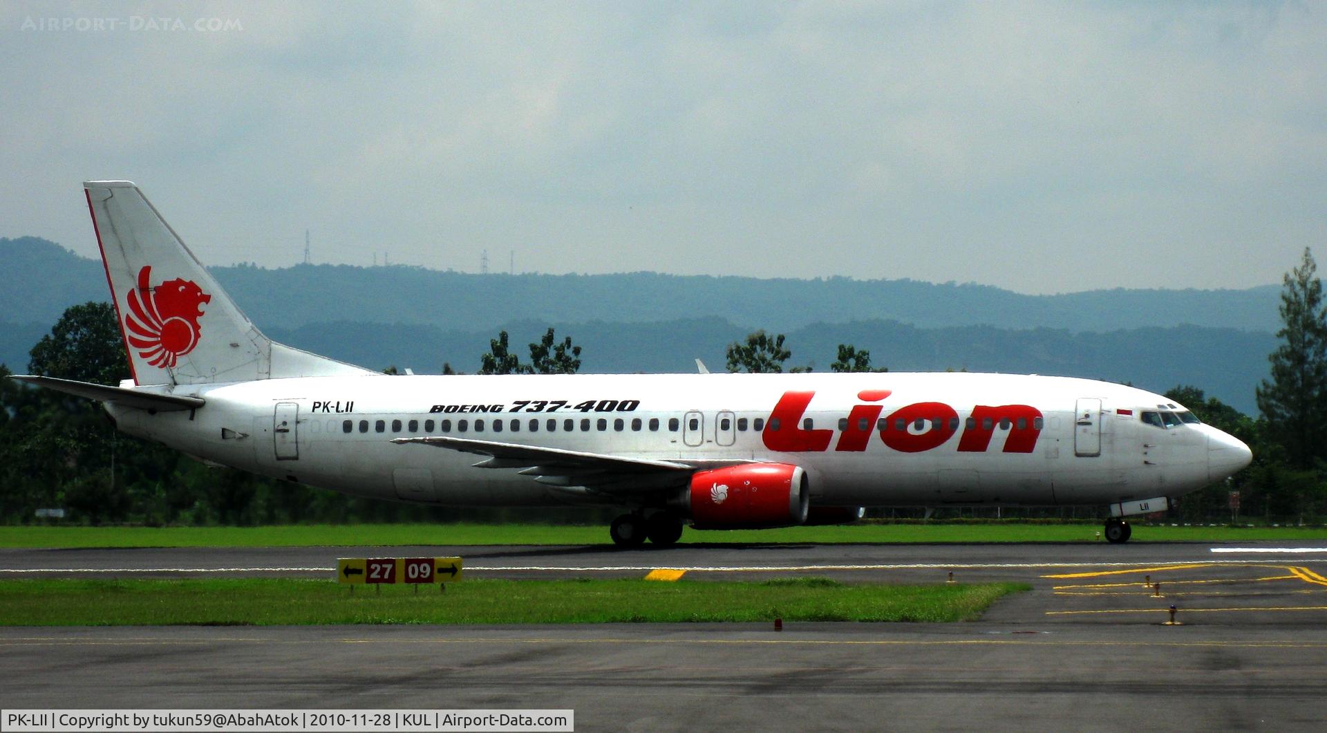 PK-LII, 1989 Boeing 737-46B C/N 24123, Lion Airlines