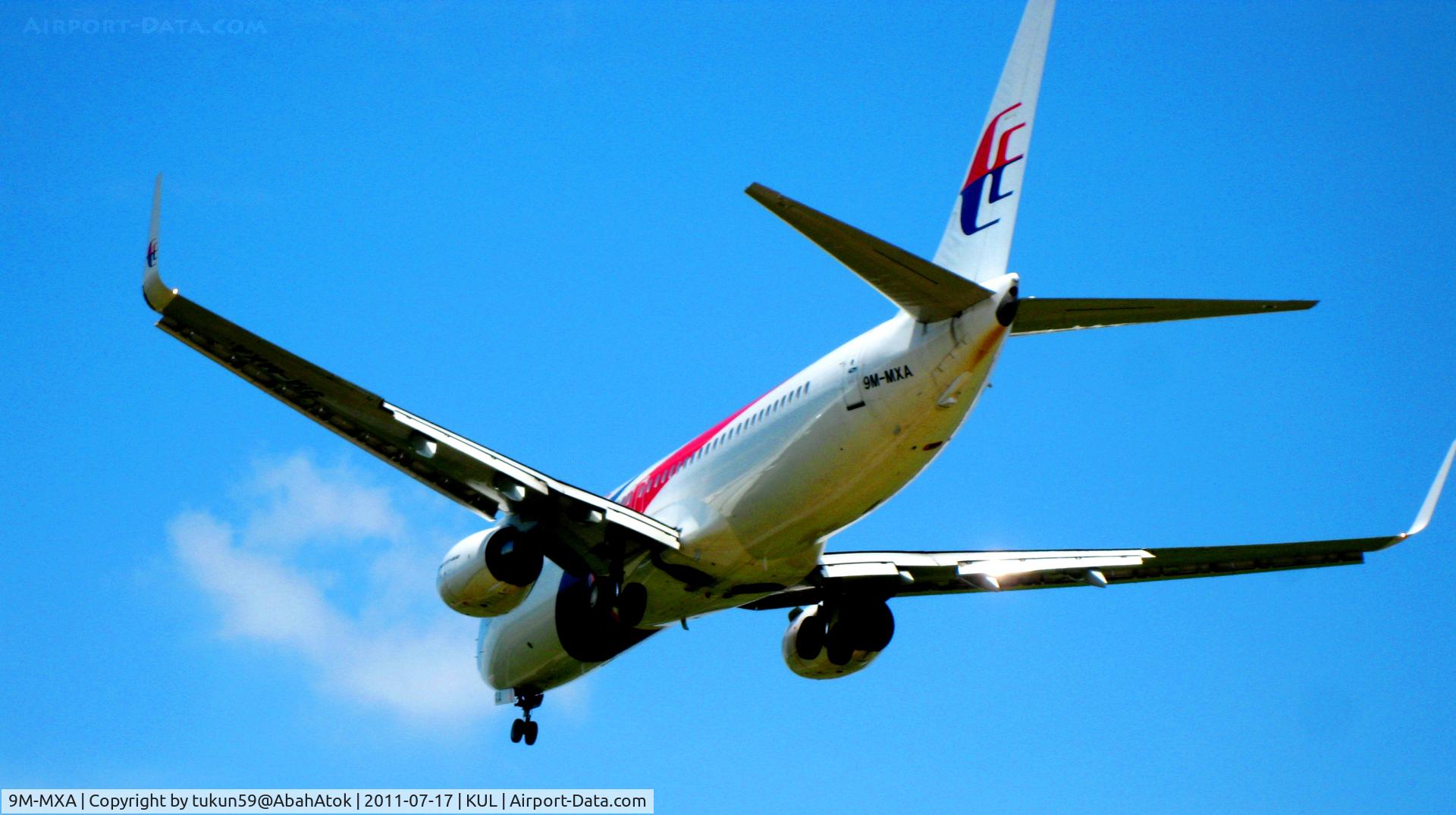 9M-MXA, 2010 Boeing 737-8H6 C/N 40128, Malaysia Airlines