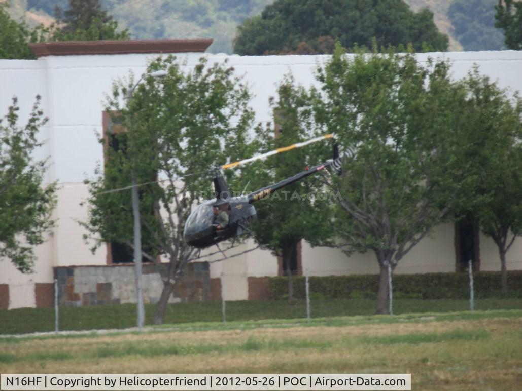 N16HF, 1988 Robinson R22 BETA C/N 0778, Taking off from the north side helicopter  trsining area