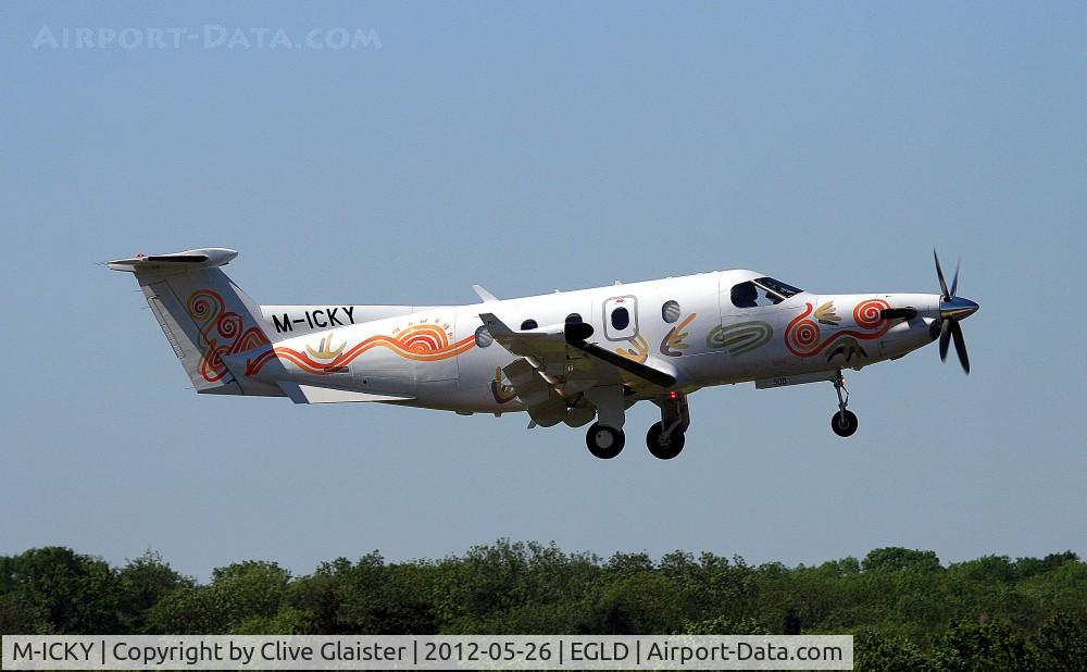 M-ICKY, 2003 Pilatus PC-12/45 C/N 508, Ex: ZS-KAL > (N118CD) > N508DL > M-ICKY - Owned to, Saxon Logistics Ltd in October 2007.
