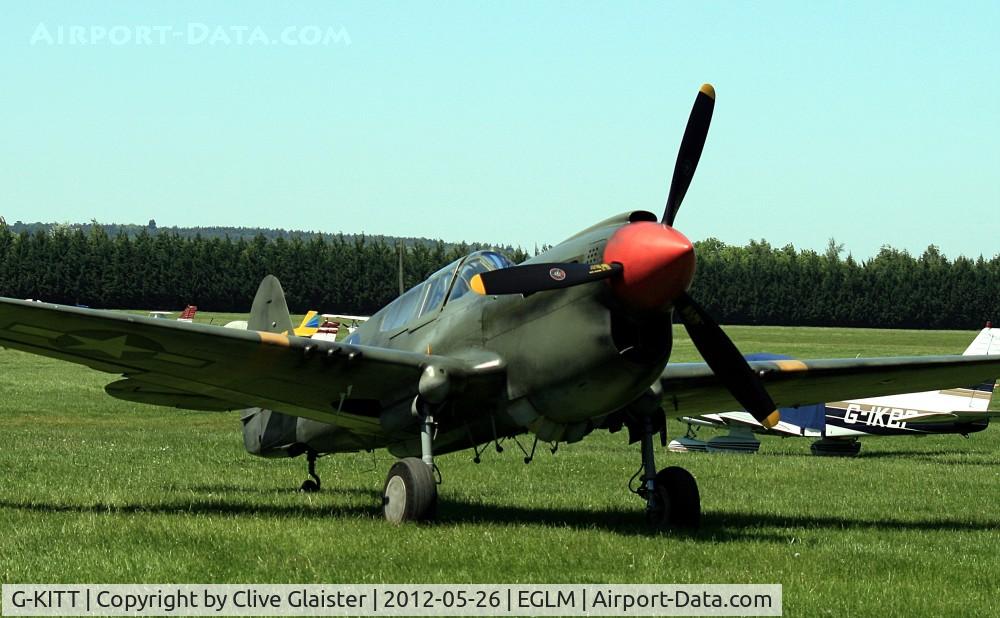 G-KITT, 1943 Curtiss P-40M Warhawk C/N 27490, In May 2009 she was flown to a former Soviet military airfield near Prague and took part in filming for the movie ‘Red Tails’ which is set for release in January 2012 - See; http://tinyurl.com/cndocr7