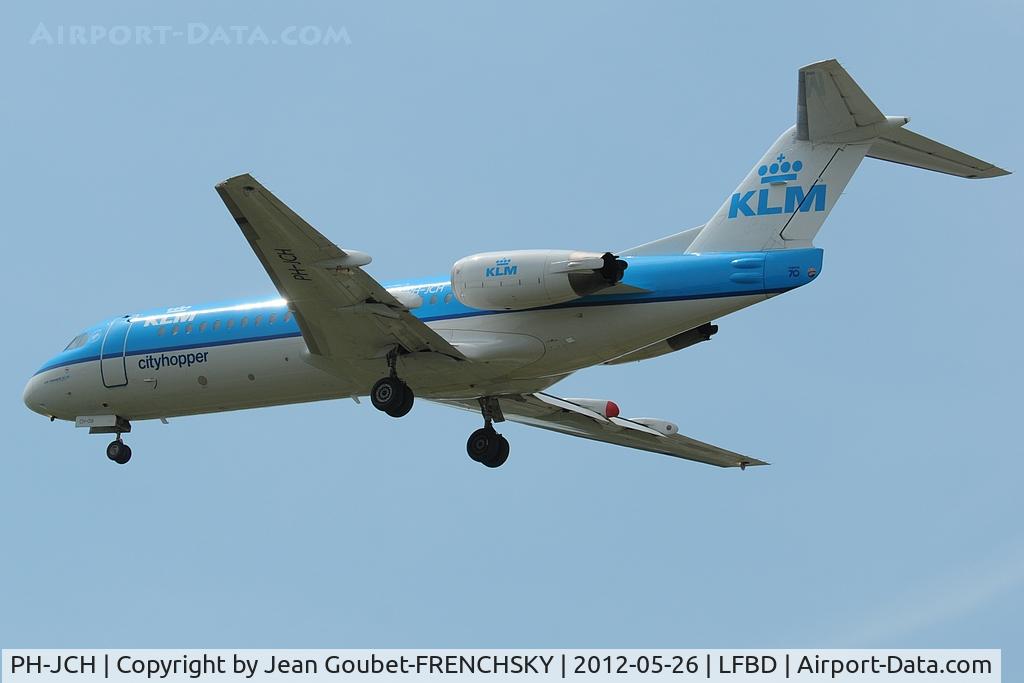 PH-JCH, 1994 Fokker 70 (F-28-0070) C/N 11528, KLM landing 23