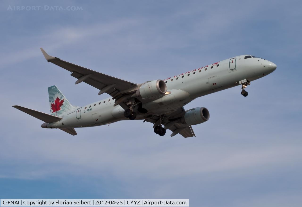 C-FNAI, 2007 Embraer 190AR (ERJ-190-100IGW) C/N 19000132, Short final rwy 23
