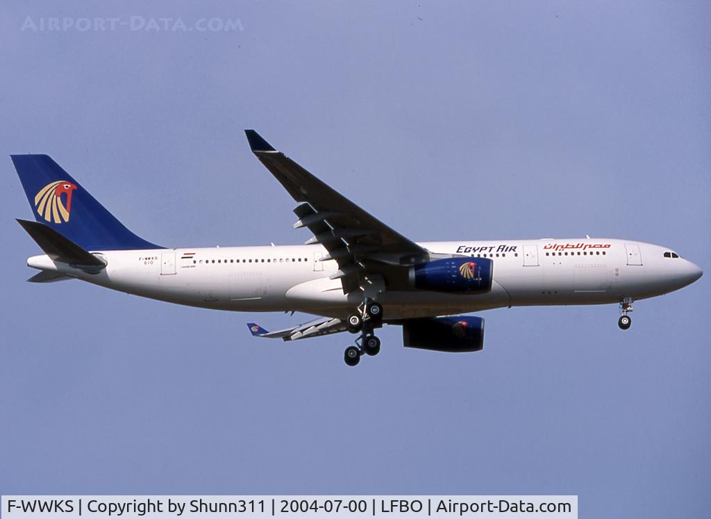 F-WWKS, 2004 Airbus A330-243 C/N 610, C/n 0610 - To be SU-GCF