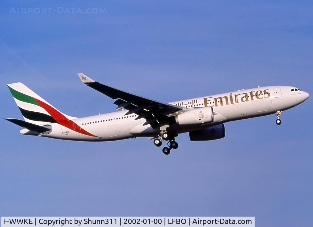 F-WWKE, 2002 Airbus A330-243 C/N 451, C/n 0451 - To be A6-EAJ