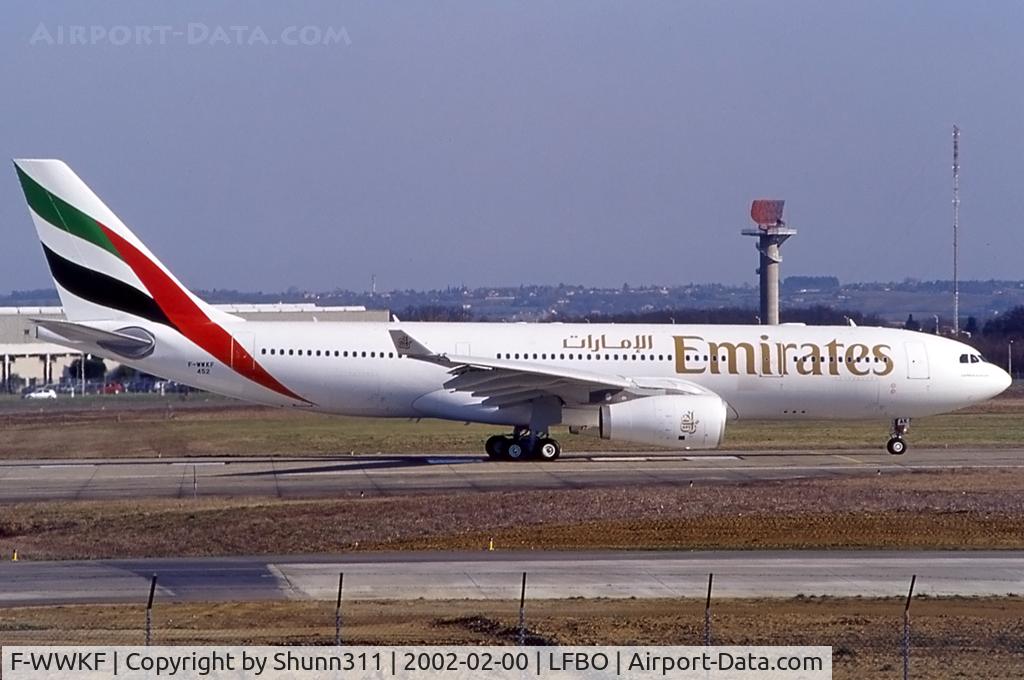 F-WWKF, 2002 Airbus A330-243 C/N 452, C/n 0452 - To be A6-EAK