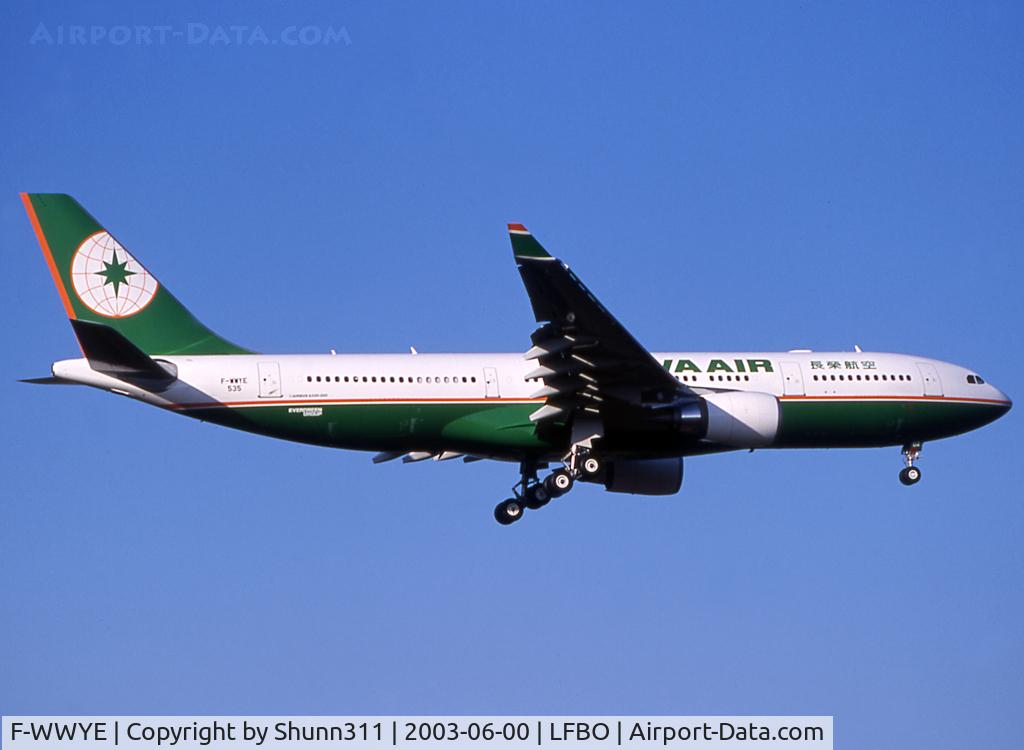 F-WWYE, 2003 Airbus A330-203 C/N 535, C/n 0535 - To be B-16302