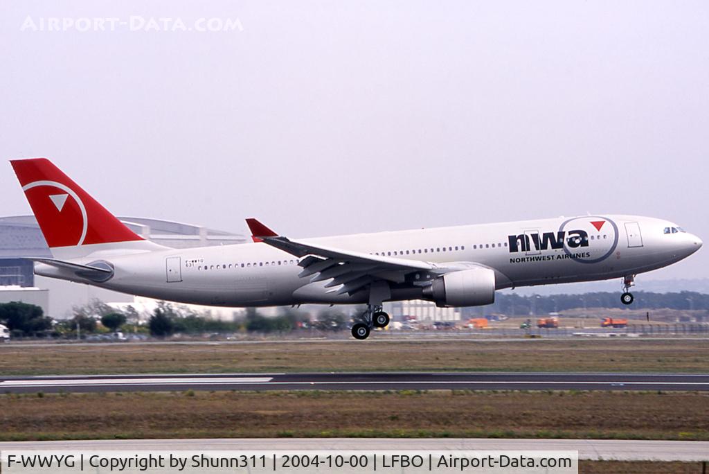F-WWYG, 2004 Airbus A330-223 C/N 0631, C/n 0631 - To be N856NW