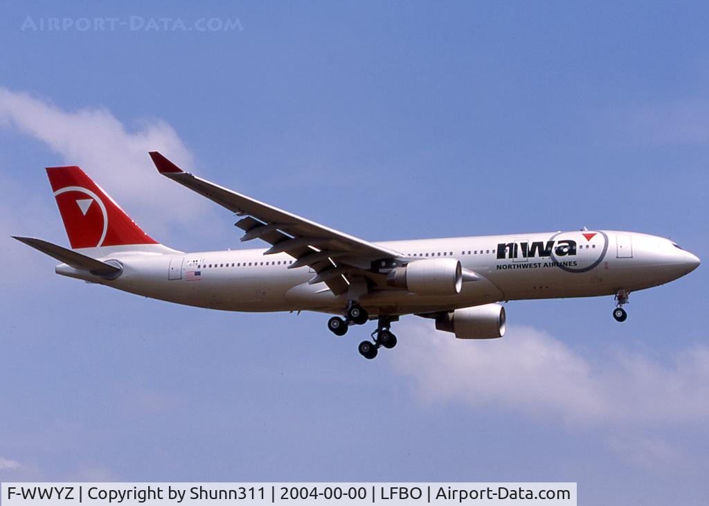 F-WWYZ, 2004 Airbus A330-223 C/N 0609, C/n 0609 - To be N851NW