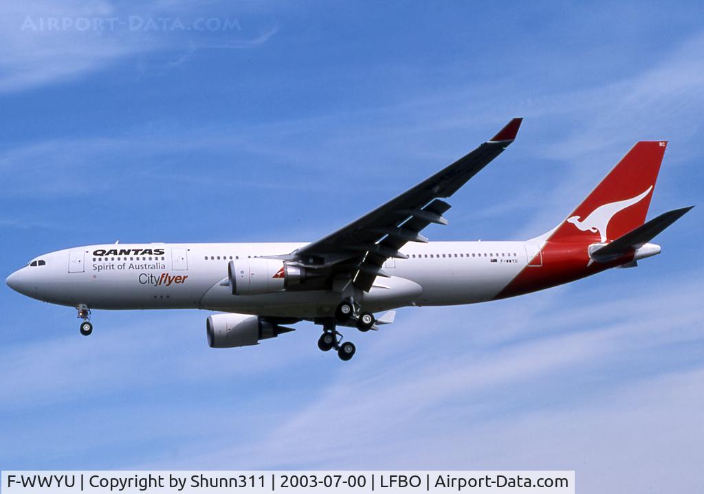 F-WWYU, 2003 Airbus A330-201 C/N 0506, C/n 0506 - To be VH-EBC