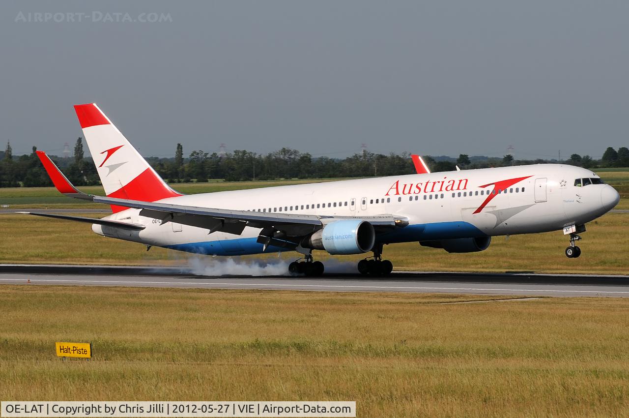 OE-LAT, 1991 Boeing 767-31A C/N 25273, Austrian Airlines
