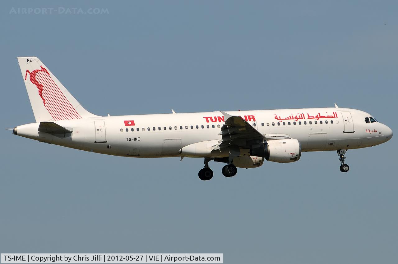 TS-IME, 1990 Airbus A320-211 C/N 123, Tunisair