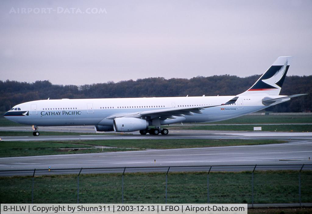 B-HLW, 2003 Airbus A330-343 C/N 565, Delivery day...
