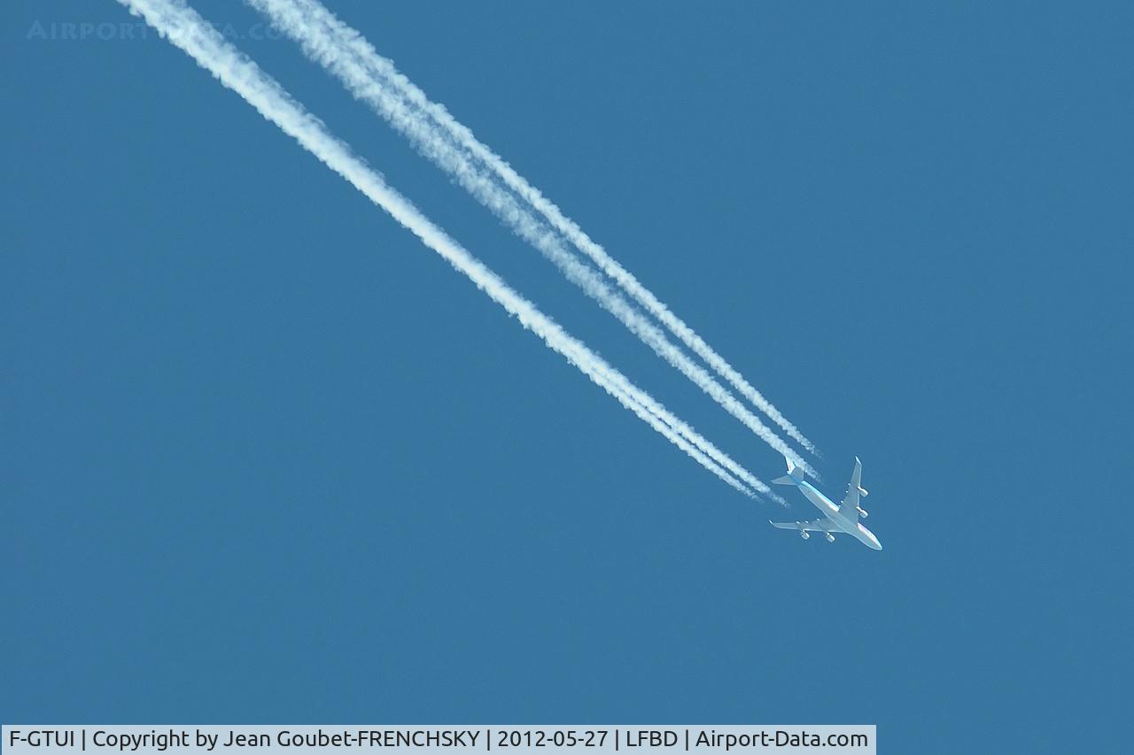 F-GTUI, 1992 Boeing 747-422 C/N 26875, CORSAIR 991 flight level 360, 504 kts