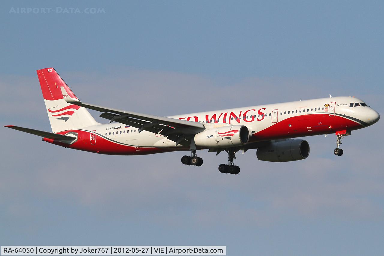 RA-64050, 2009 Tupolev Tu-204-100V C/N 145074-64050, Redwings